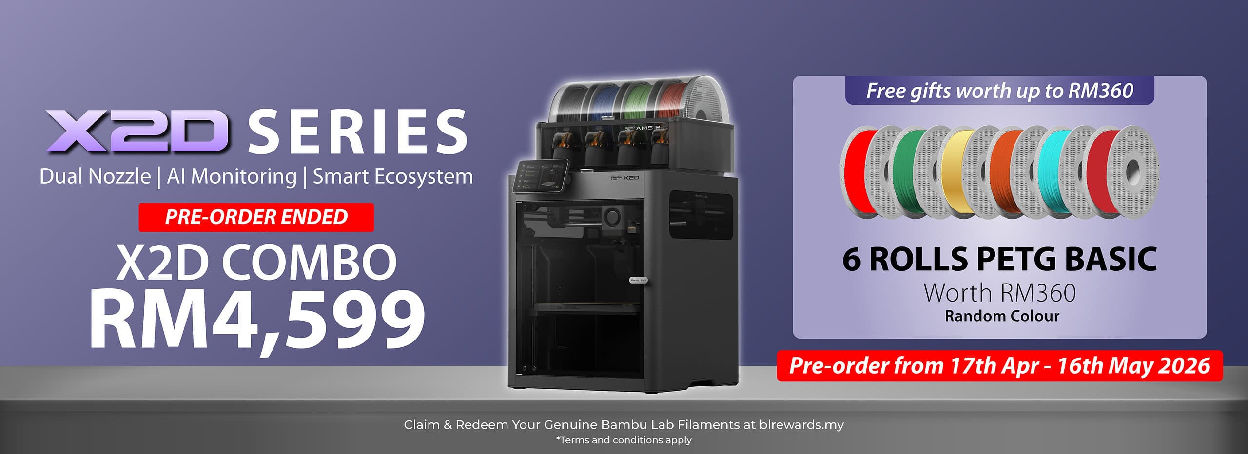 Bambu Lab X2D PreOrder
